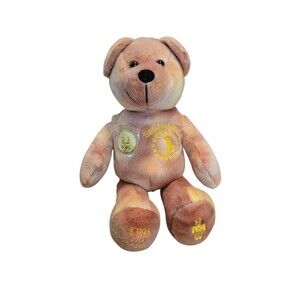 2005 Sacagawea 10" Stuffed Bear Lewis And Clark Golden Doll Bear